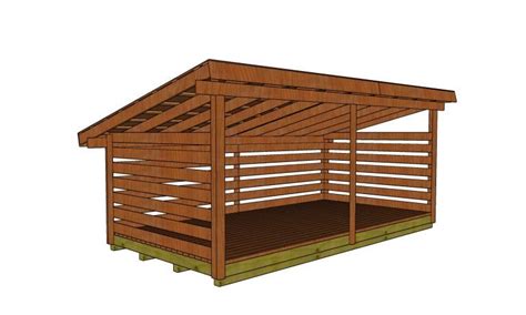 5 cord Firewood Shed Plans | MyOutdoorPlans | Free Woodworking Plans and Projects, DIY Shed ...