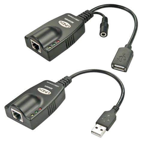 100m Cat 5 USB 2.0 Extender Lite - from LINDY UK