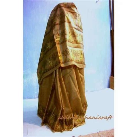 Madhubani Sarees - Yellow Madhubani Sarees Trader from Faridabad