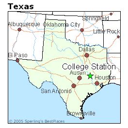 College Station Map Of Texas - Windy Kakalina