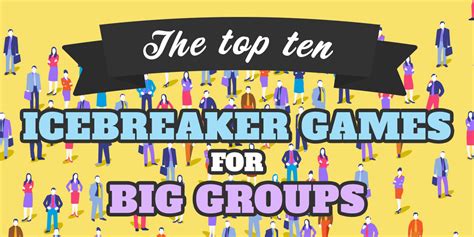 Top ten ice breaker games for big groups, icebreaker games for large groups, youth group ...