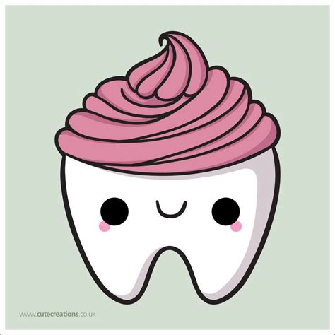 COMMISSION: Tooth Cupcake by Cute-Creations.deviantart.com on ...