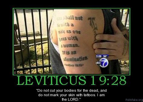 Who doesn't love a little irony | Leviticus 19 28, Bad tattoos