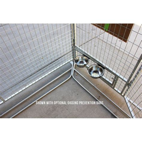 Basic Galvanized Steel Yard Kennel | Dog kennel outdoor, Kennel, K9 kennels