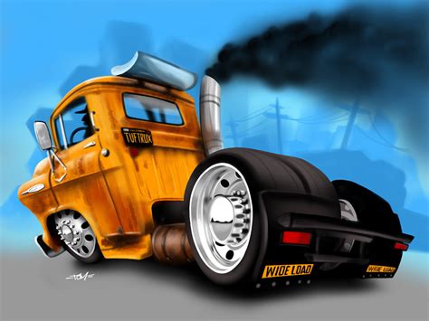 Custom COE Truck on Behance