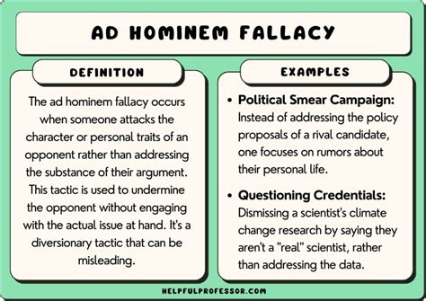 Ad Hominem Fallacy Examples In Advertising