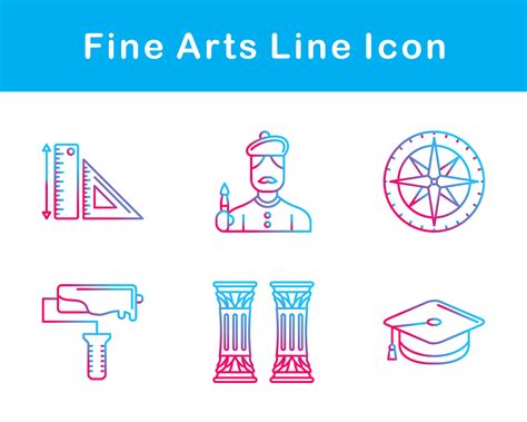 Fine Arts Vector Icon Set 20652796 Vector Art at Vecteezy