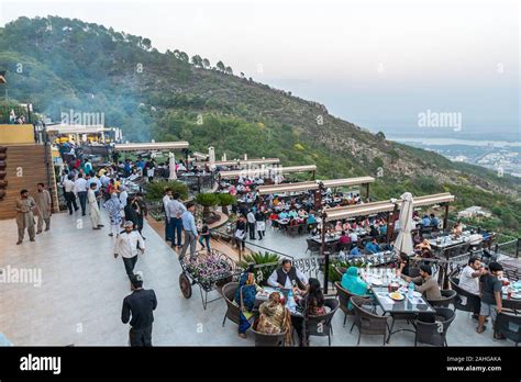 Islamabad The Monal Restaurant at Margalla Hills Picturesque View on a ...