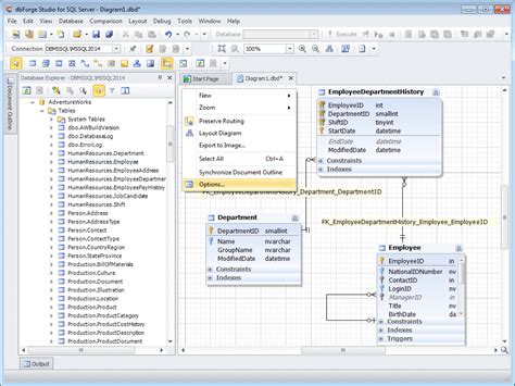 Sql Server Management Studio Database Diagram Designer Sql S