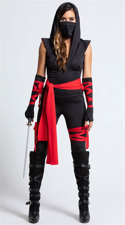 Deadly Ninja Costume, Womens Ninja Costume, Black Ninja Costume - Yandy.com