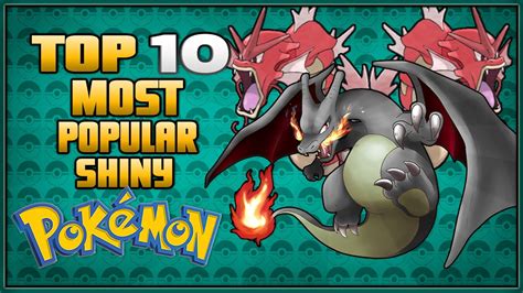 Top 10 Most Popular Shiny Pokémon - YouTube