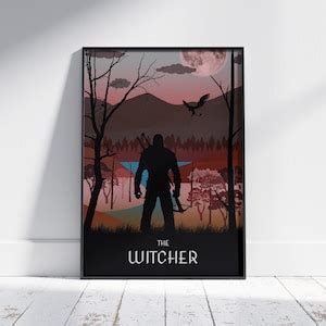 The Witcher Poster, Geralt Poster, Gaming Poster, Posters, Gaming Print ...