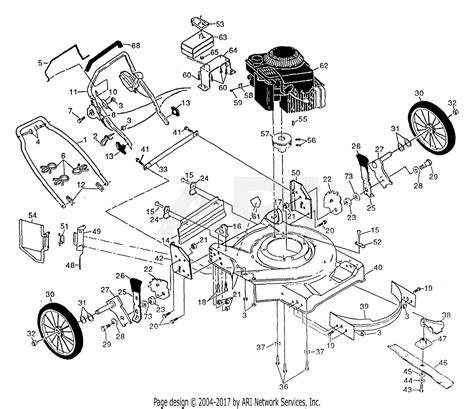 Poulan Riding Lawn Mower Parts Diagram