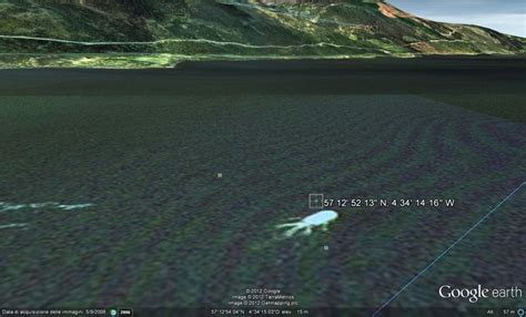 Loch Ness Monster - Google Earth - 2009