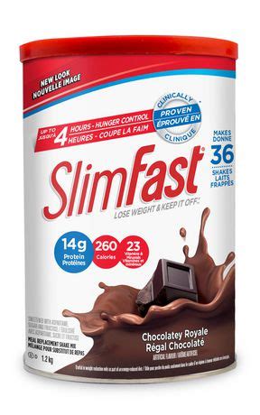 SLIM-FAST SlimFast Hunger Control Chocolatey Royale Meal Replacement Shake Mix | Walmart Canada