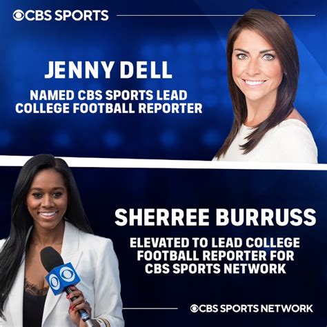 Paramount Press Express | CBS SPORTS NAMES JENNY DELL LEAD COLLEGE ...