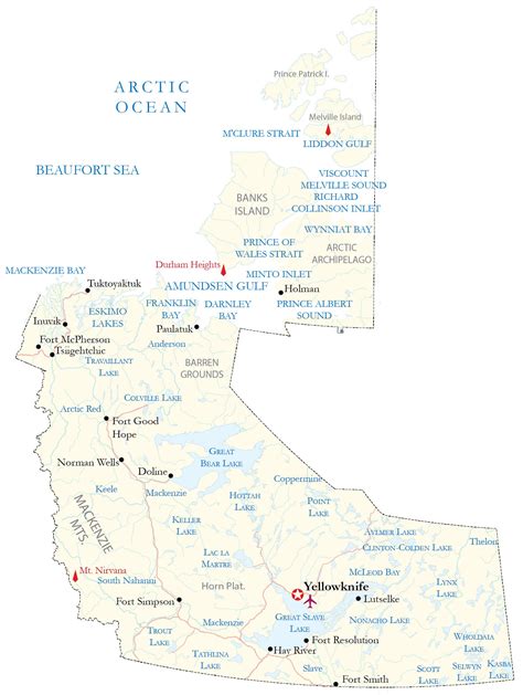 Northwest Territories Map - GIS Geography