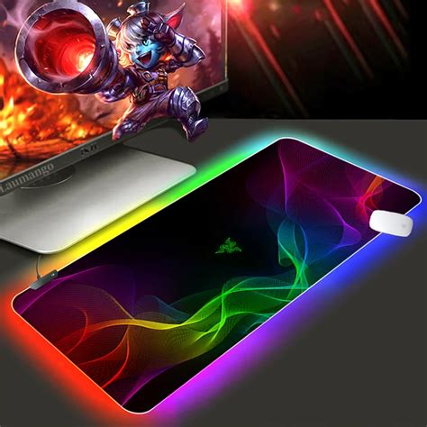 Mouse pad RGB Razer Gaming Accessories Computer Large 900x400 Mousepad ...