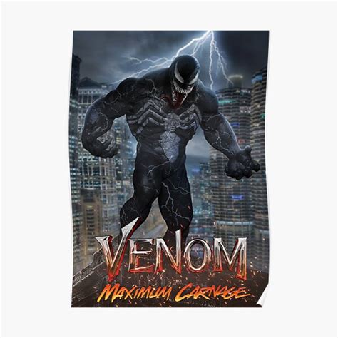 "Venom Maximum Carnage" Poster by AceArtworks | Redbubble