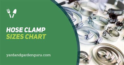 Hose Clamp Sizes Chart