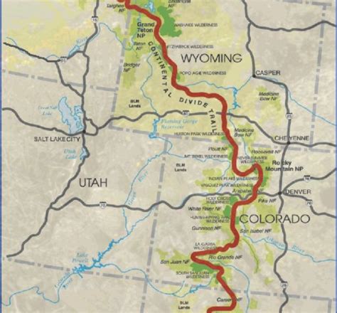 Continental Divide Colorado Map colorado continental divide map 28 ...