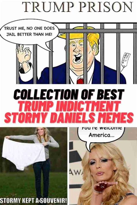 Trump Indictment For Hush Money to Stormy Daniels Memes