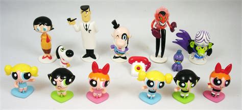 The Powerpuff Girls - Complete set of 12 PVC figures