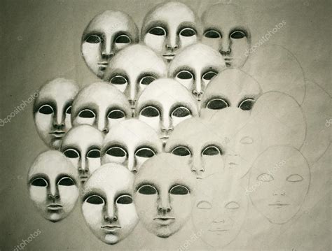 Many faces — Stock Photo © ValentinaPhotos #14872475