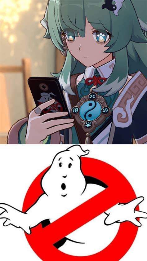 Ghostbusters logo on Huohuos phone : r/HonkaiStarRail