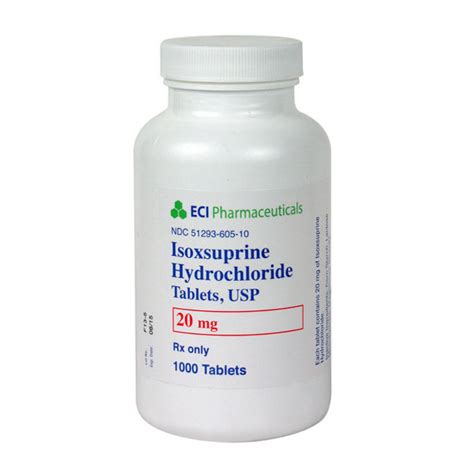 ISOXSUPRINE TABS 20mg 1000ct | Furlong's Healthy Horse