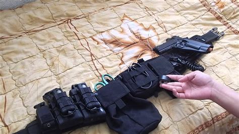 Airsoft: Condor Battle Belt Setup - Updated (5/17/14) - YouTube