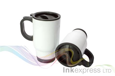 Sublimation 14oz White Stainless Steel Travel Mugs - with Gift Boxes | Ink Express