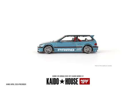 MINI GT No.126 Kaido★House x MINI GT Honda Civic (EF) Kaido Works V1 KHMG126 - Gift2kids