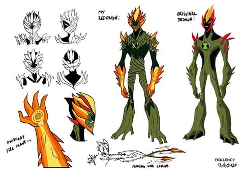 ArtStation - Ben 10 - Redesign Aliens , Afiq Khairul in 2020 | Ben 10 ...