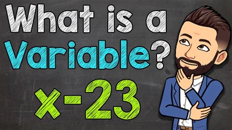 What is a Variable? | Variables in Math Introduction | Algebra - YouTube