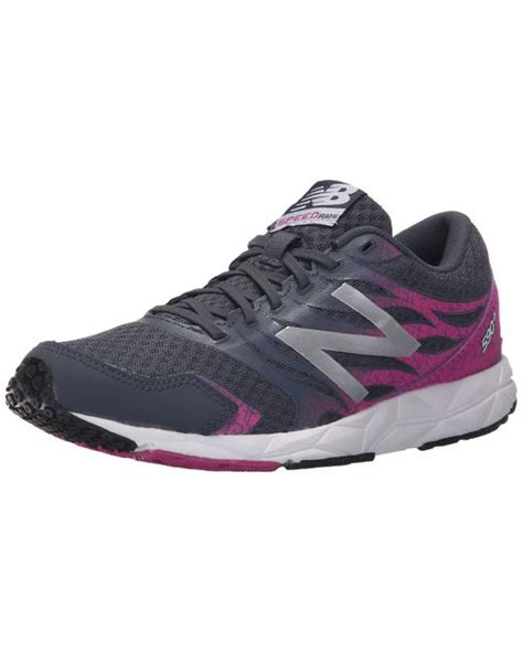 New Balance 590 V5 Running Shoe in Grey/Pink (Blue) | Lyst