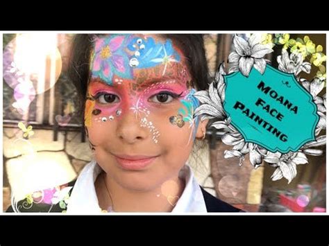 Moana Face Paint Design - YouTube