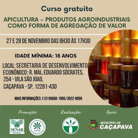 Inscrições abertas para curso de Apicultura – Produtos Agroindustriais ...