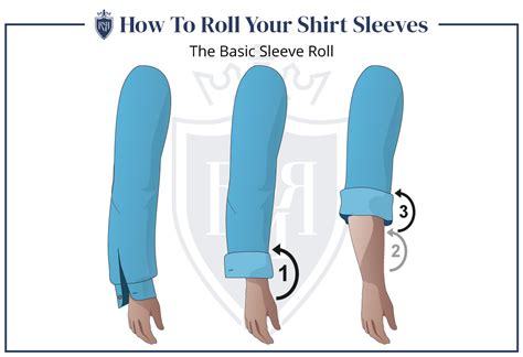 How To Roll Up Shirt Sleeves | 5 Sleeve Folding Methods For Men - RMRS