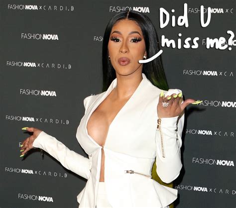 Cardi B Returns To The Stage Following Plastic Surgery Recovery - With ...