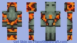 Hellstone armor (Terraria) Minecraft Skin