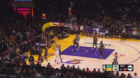 Shot Clock Violation: Celtics @ Lakers | NBA Official