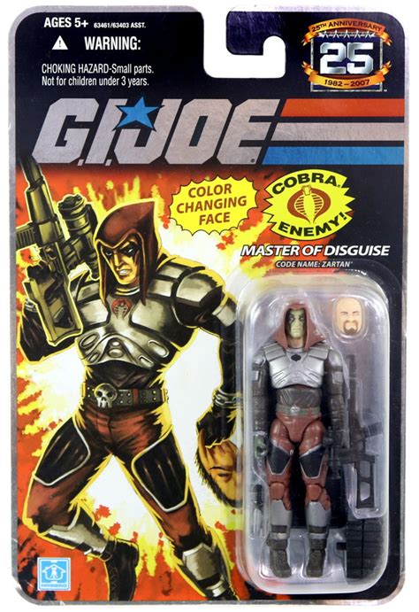 GI Joe 25th Anniversary Wave 3 Zartan 3.75 Action Figure Hasbro Toys ...