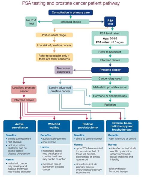 Prostate cancer screening and the prostate-specific antigen (PSA) test ...