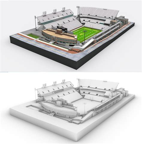 Bobby Dodd stadium 3d model | CGTrader