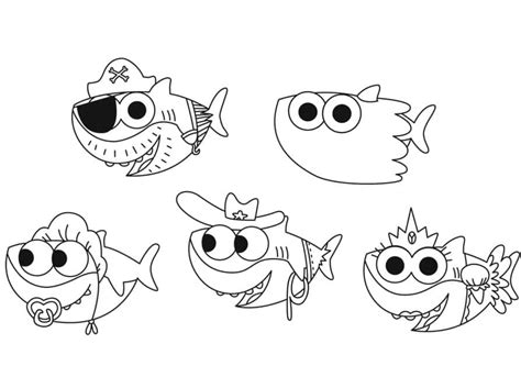 Pinkfong Baby Shark coloring page - Download, Print or Color Online for Free