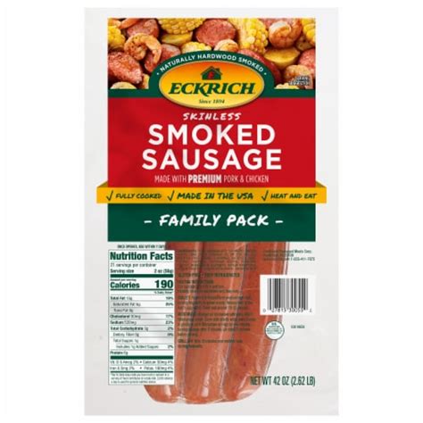 Eckrich® Skinless Smoked Sausages Family Pack, 42 oz - QFC