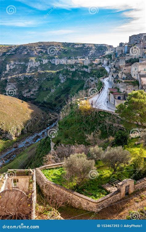 Matera, European Capital of Culture 2019, Italy. the City Built on Stones. Stock Image - Image ...