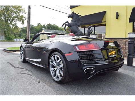 Phantom Black Pearl Effect Audi R8 5.2 quattro Spyder with 11411 Miles available