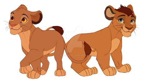 Grid Result #2: Simba and Rani, Kion and Nirmala by Gloriau on DeviantArt | Simba, Kion, Lion guard